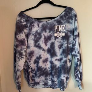 Victoria’s Secret PINK tie dye long sleeve shirt